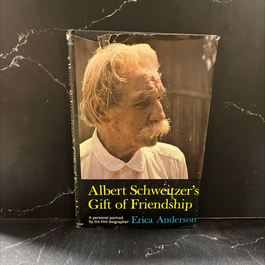 albert schweitzer's gift of friendship book, by erica anderson, 1964 Hardcover image 1