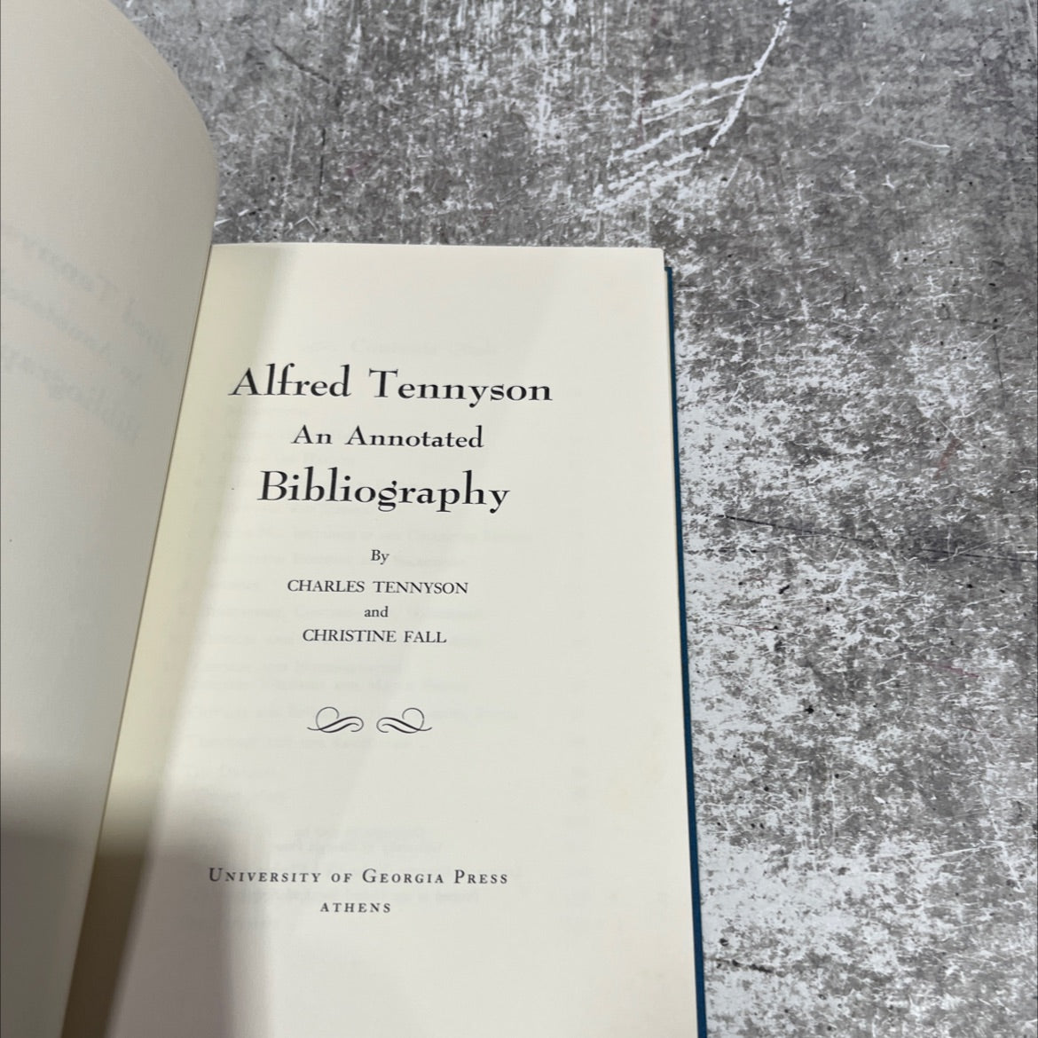 alfred tennyson an annotated bibliography book, by charles tennyson and christine fall, 1967 Hardcover image 2