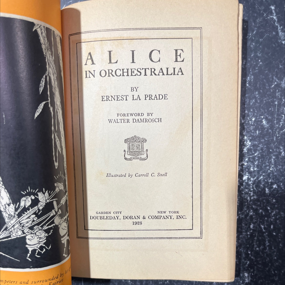 alice in orchestralia book, by ernest la prade, 1928 Hardcover image 2