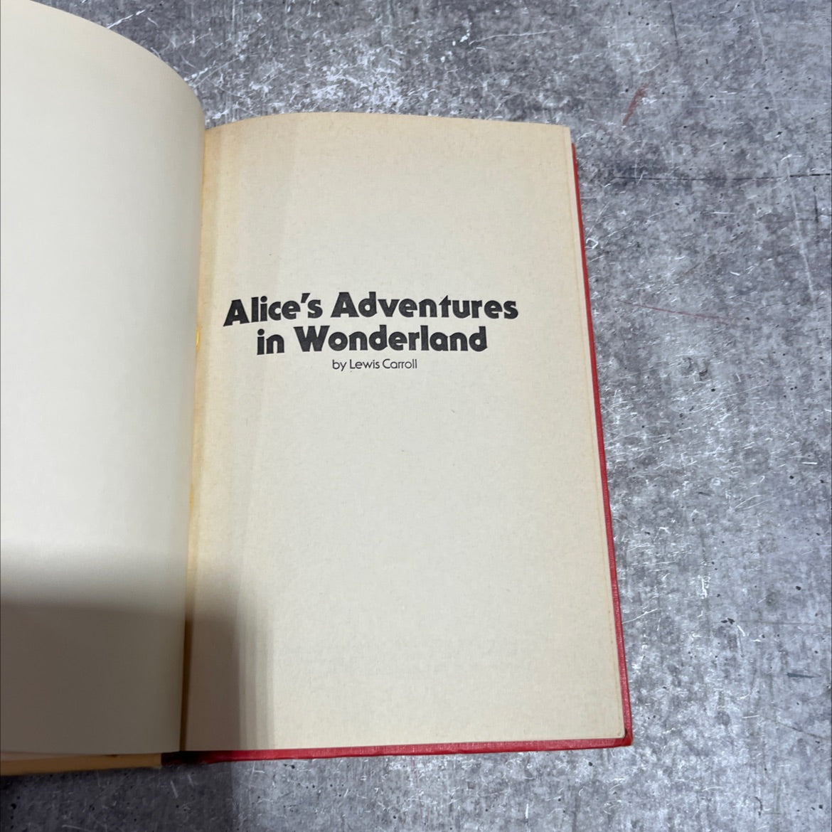 alice's adventures in wonderland book, by lewis carroll, 1979 Hardcover image 2