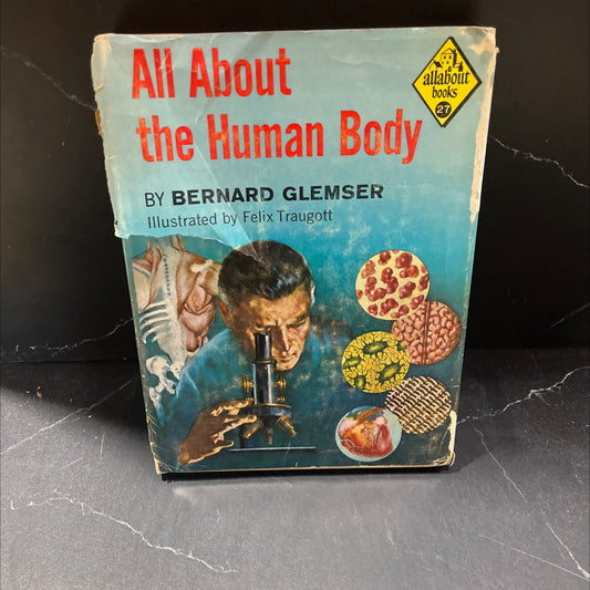 all about the human body book, by bernard glemser, 1958 Hardcover image 1