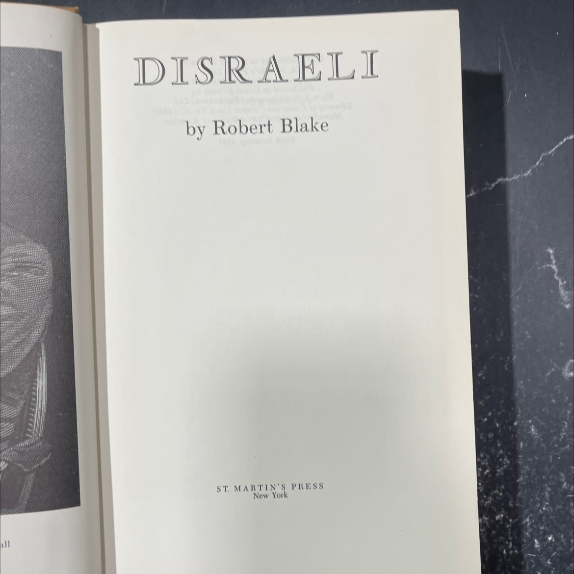 all disraeli book, by Robert Blake, 1967 Hardcover image 2