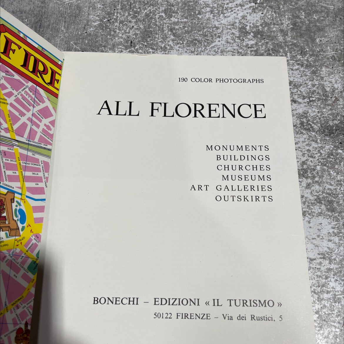 all florence book, by unknown, 1970 Hardcover image 2