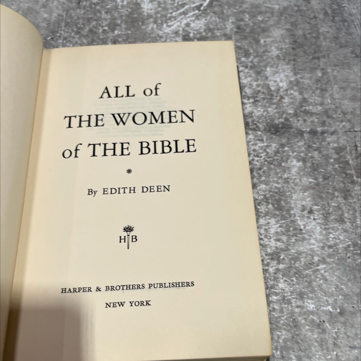 all of the women of the bible book, by edith deen, 1955 Hardcover image 2