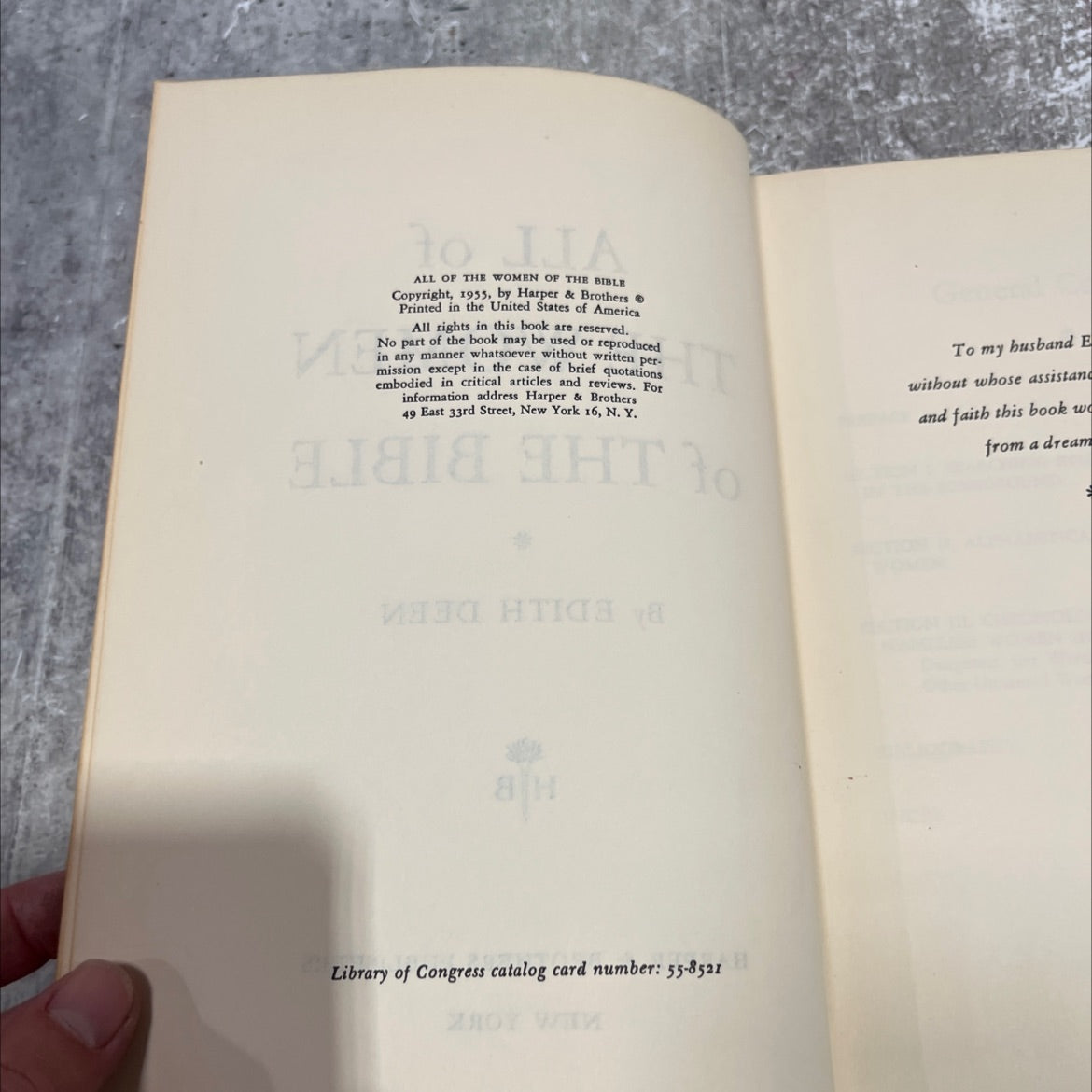 all of the women of the bible book, by edith deen, 1955 Hardcover image 3