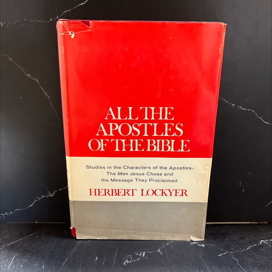 all the apostles of the bible book, by herbert lockyer, 1972 Hardcover image 1