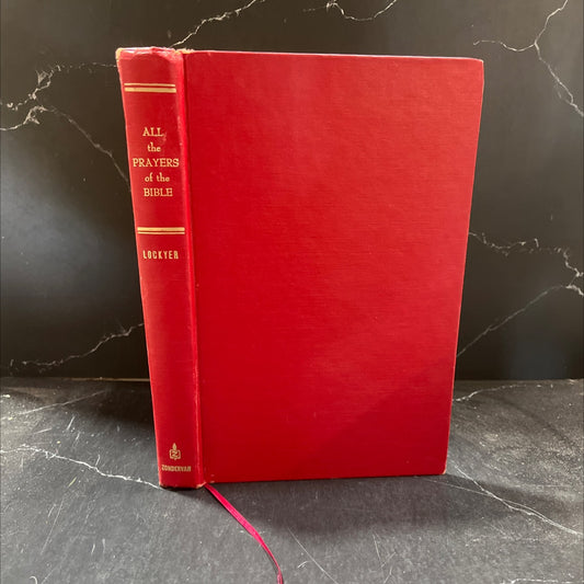 all the prayers of the bible book, by herbert lockyer, 1973 Hardcover image 1