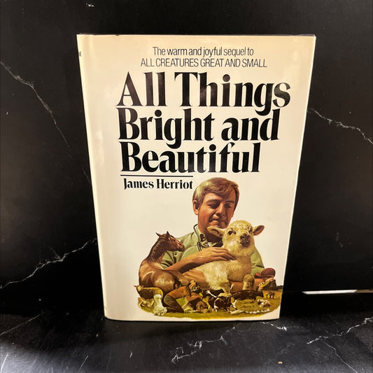 all things bright and beautiful book, by james herriot, 1974 Hardcover image 1