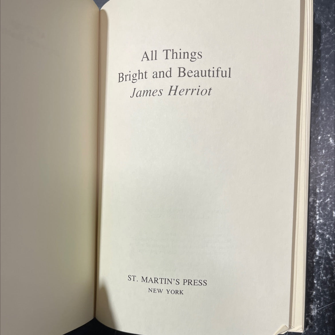 all things bright and beautiful book, by James Herriot, 1974 Hardcover image 2