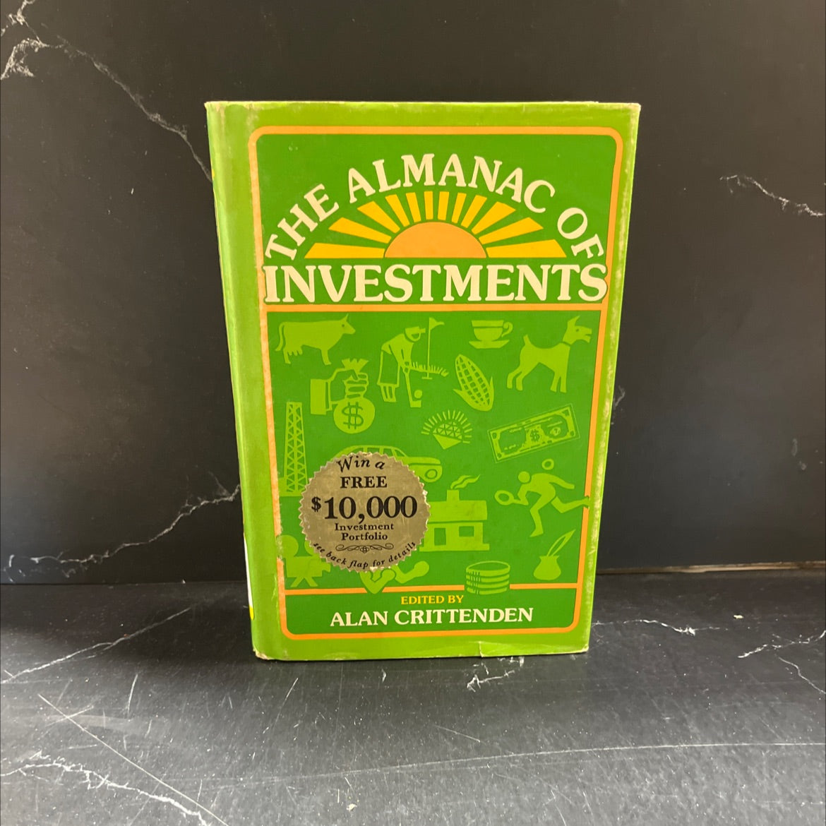 almanac of investments book, by alan crittenden, 1984 Hardcover image 1