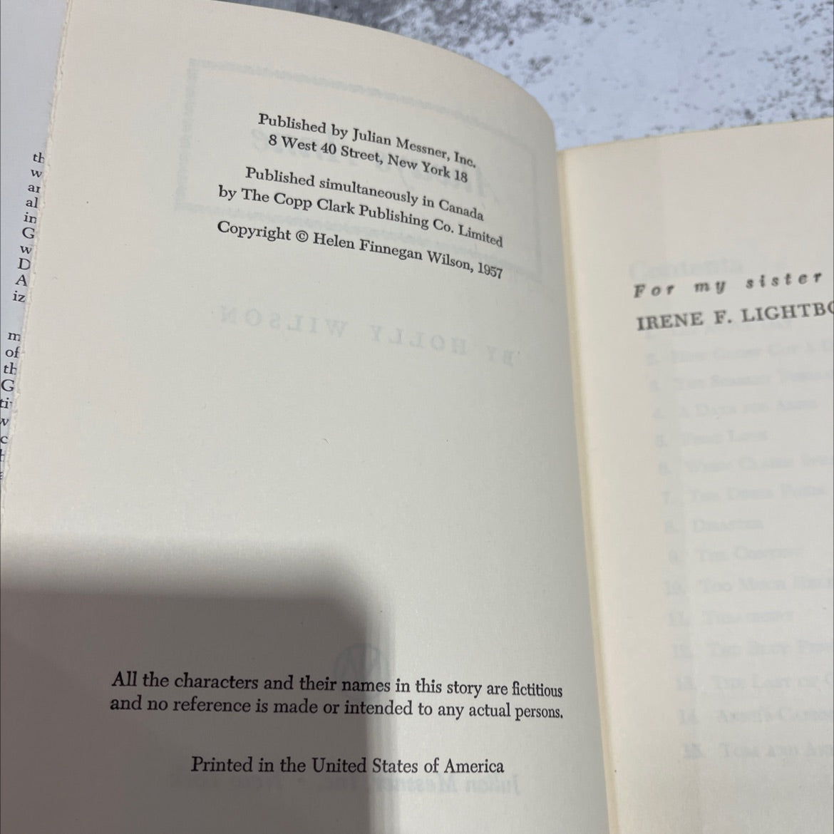 always anne book, by holly wilson, 1957 Hardcover image 3