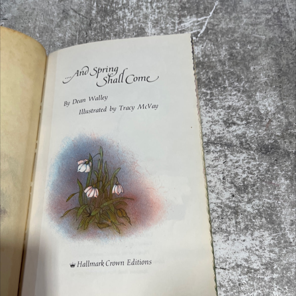 am spring ...and spreahall come book, by dean walley, 1971 Hardcover image 2