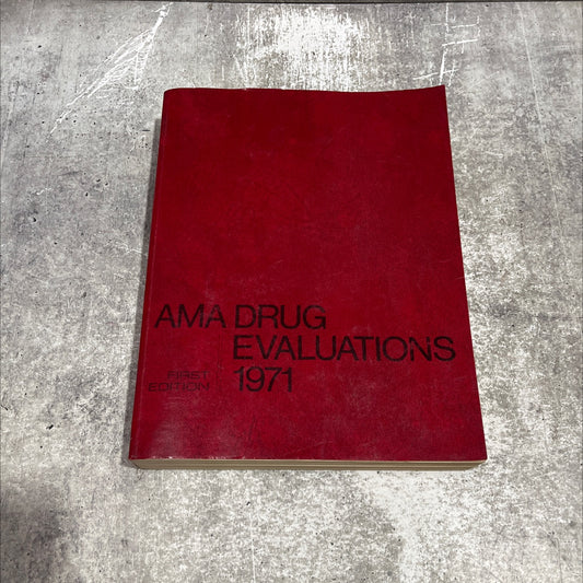 ama drug evaluations book, by ama council on drugs, 1971 Paperback image 1