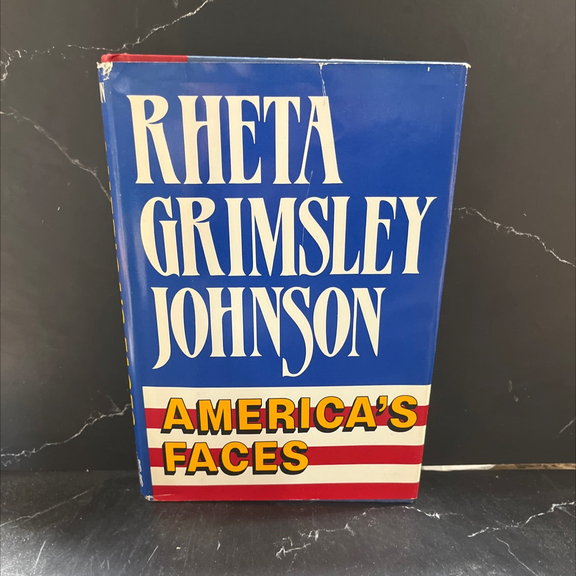 SIGNED america's faces book, by rheta grimsley johnson, 1987 Hardcover image 1