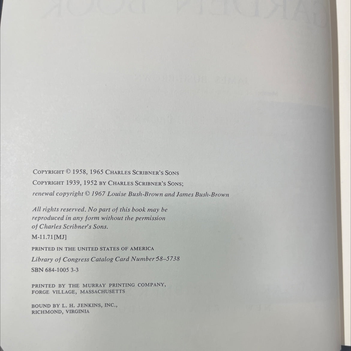 america's garden book revised edition book, by james bush-brown, louise bush-brown, 1967 Hardcover image 3