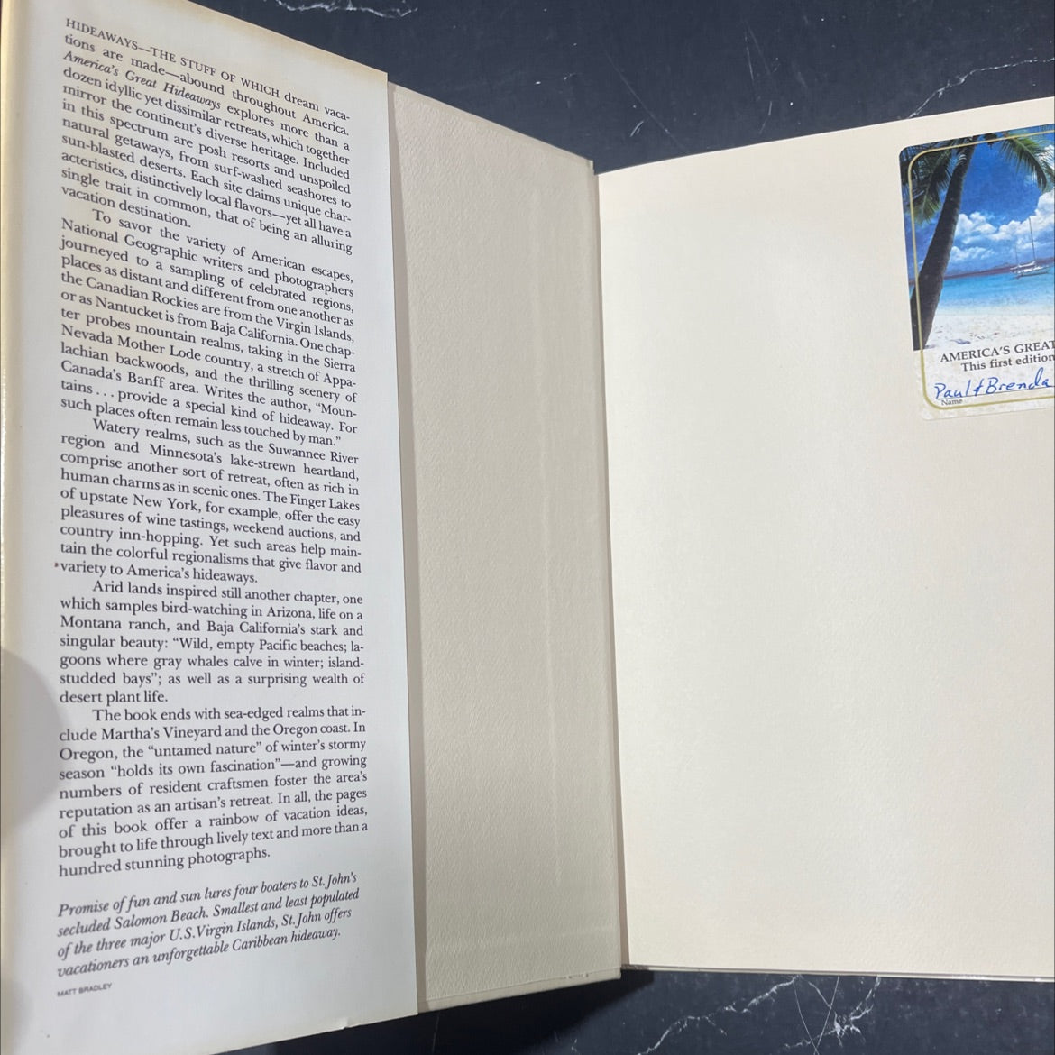 america's great hideaways book, by national geographic society, 1986 Hardcover image 4