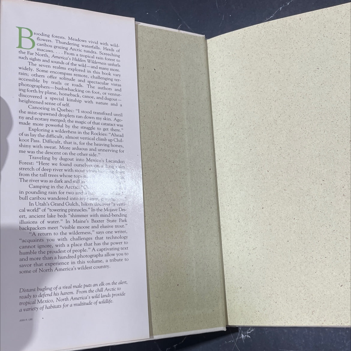 america's hidden wilderness lands of seclusion book, by gary m. johnson, daniel j. ortiz, tibor g. toth, martin s. image 4