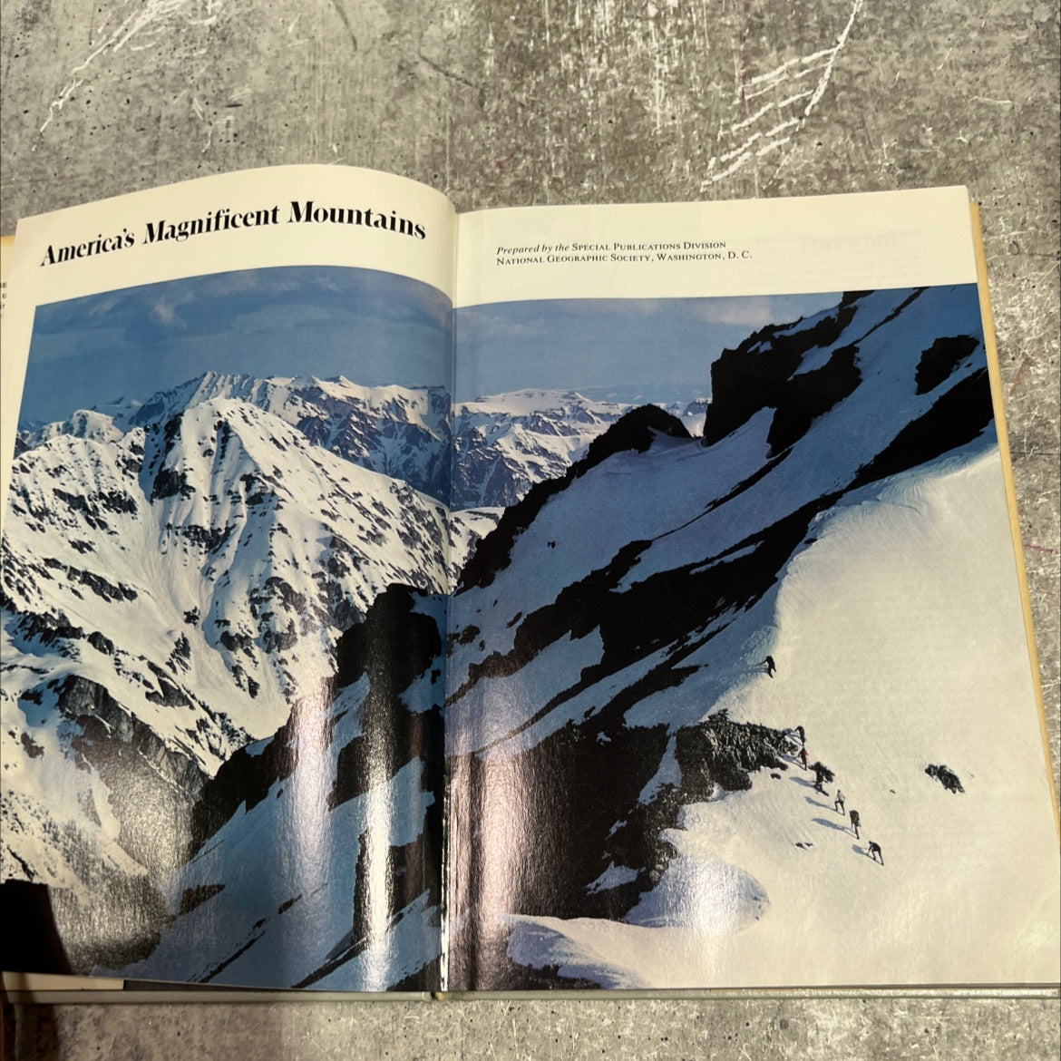 america's magnificent mountains book, by special publications division national geographic society, 1986 Hardcover image 2