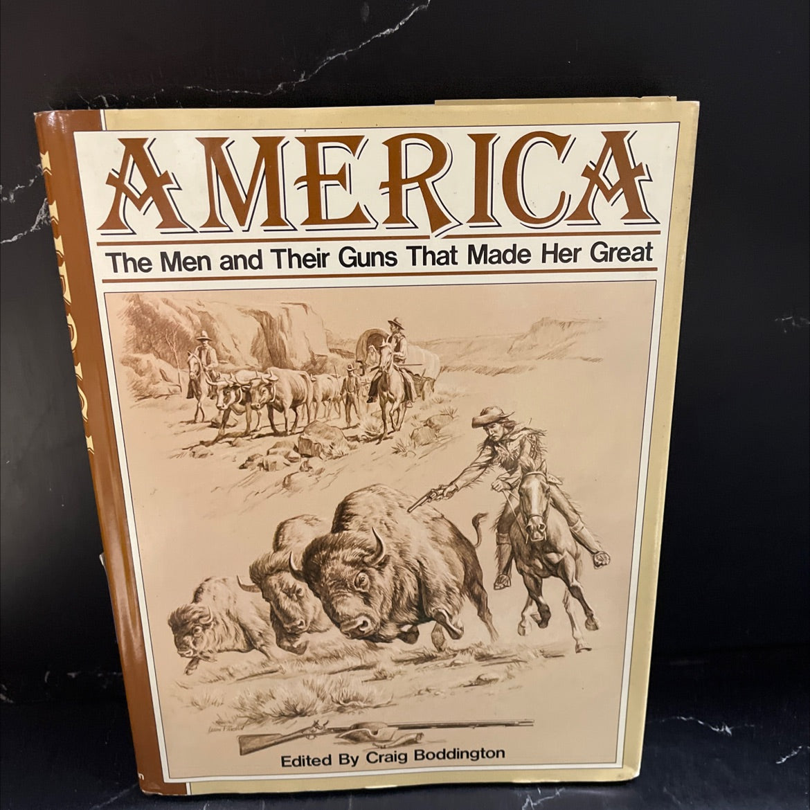 america the men and their guns that made her great book, by craig boddington, 2000 Hardcover image 1
