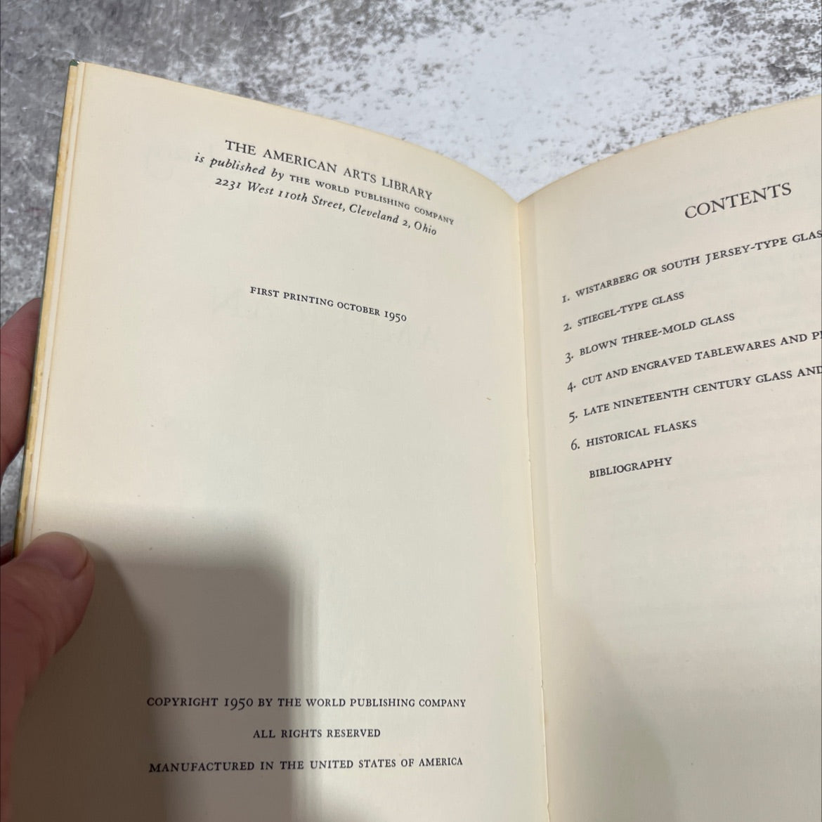 american glass book, by katharine morrison mcclinton, 1950 Hardcover image 3