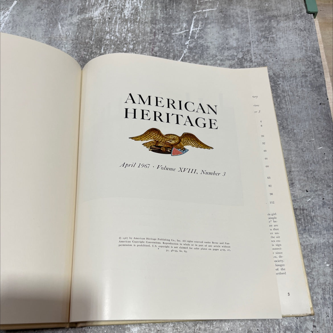 american heritage book, by unknown, 1967 Hardcover image 2