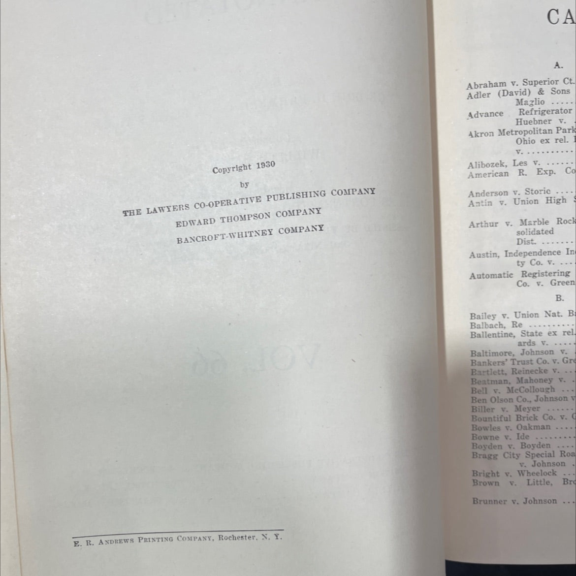 american law reports annotated book, by george h. parmele, m. blair wailes, 1930 Hardcover image 3