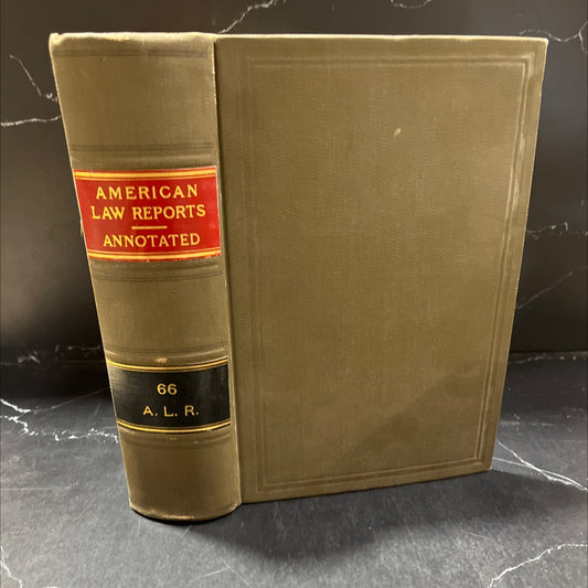 american law reports annotated book, by george h. parmele, m. blair wailes, 1930 Hardcover image 1