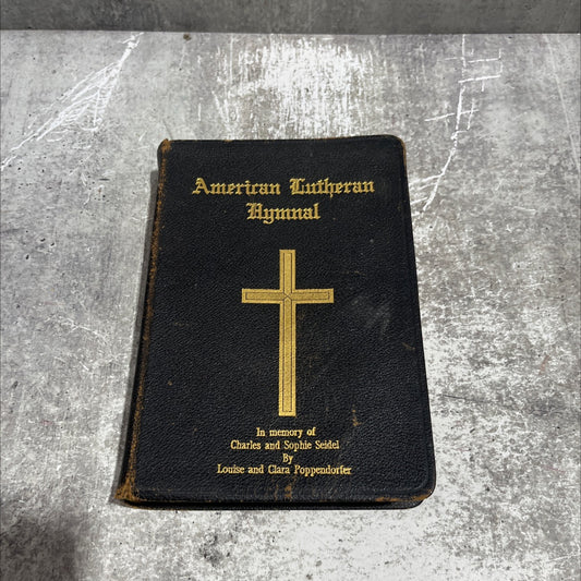 american lutheran hymnal music edition book, by intersynodical committee, 1930 Leather image 1