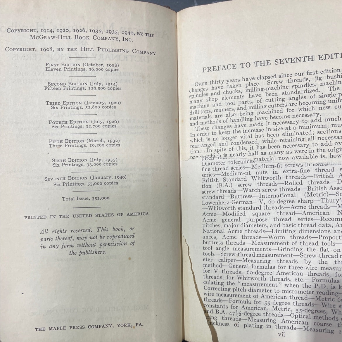 american machinists' handbook and dictionary of shop terms a reference book of machine-shop and drawing-room data, image 3