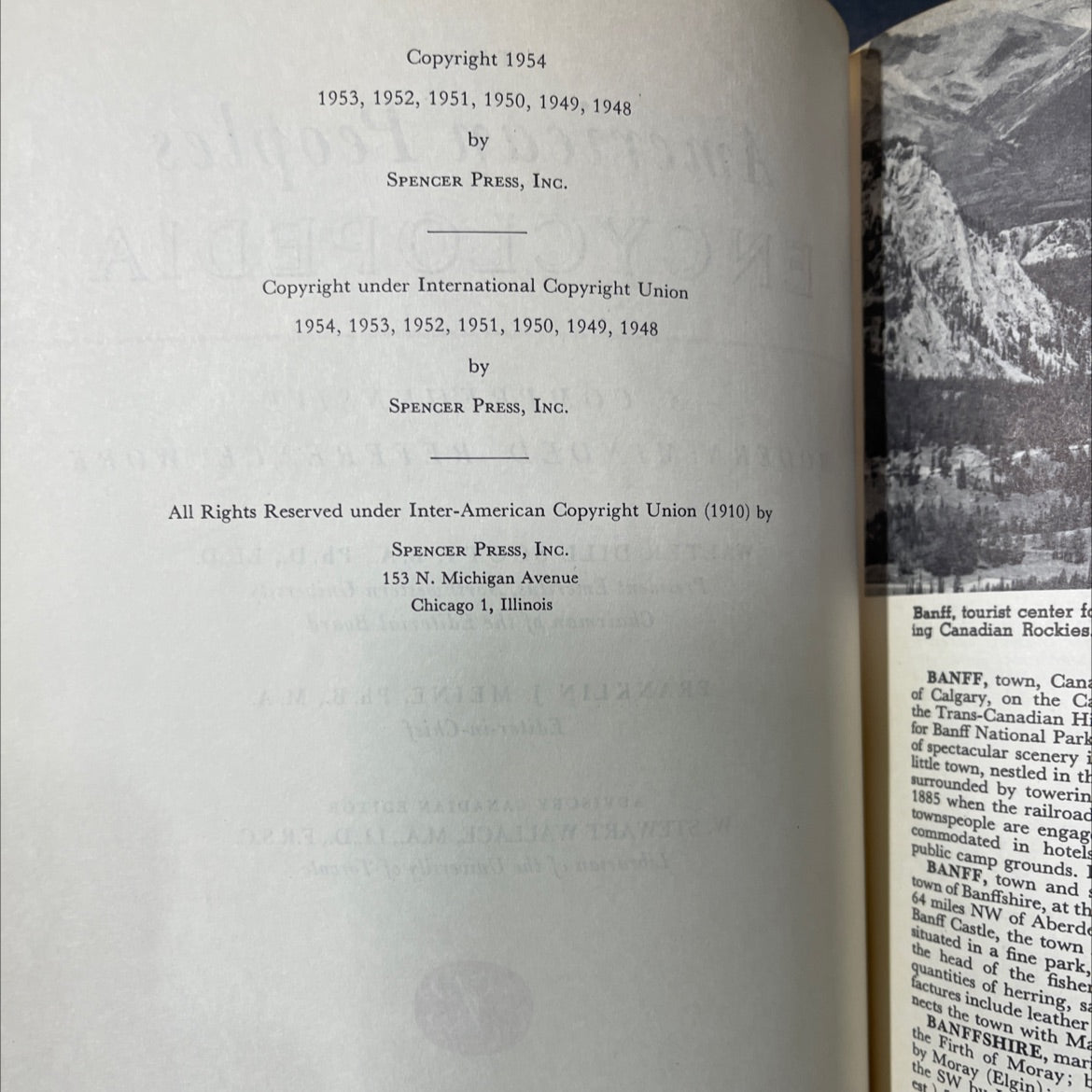 american peoples encyclopedia book, by walter dill scott, franklin j. meine, 1954 Hardcover image 3