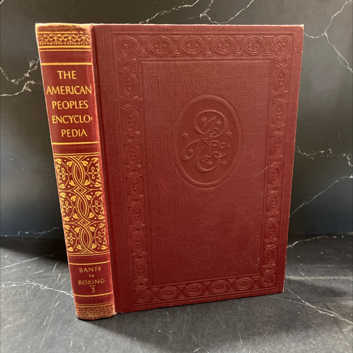 american peoples encyclopedia book, by walter dill scott, franklin j. meine, 1954 Hardcover image 1