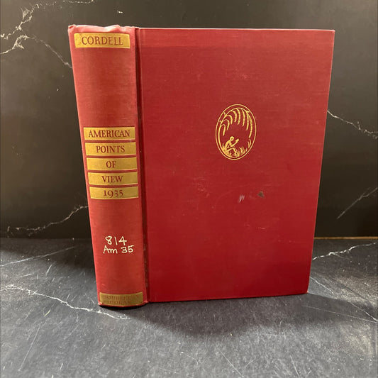 american points of view book, by william h. cordell, kathryn coe cordell, 1936 Hardcover image 1
