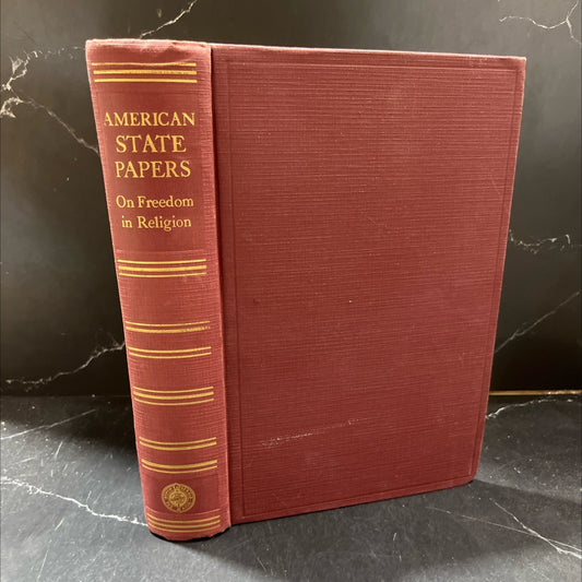american state papers on freedom in religion third revised edition book, by william addison blakely, 1943 Hardcover image 1