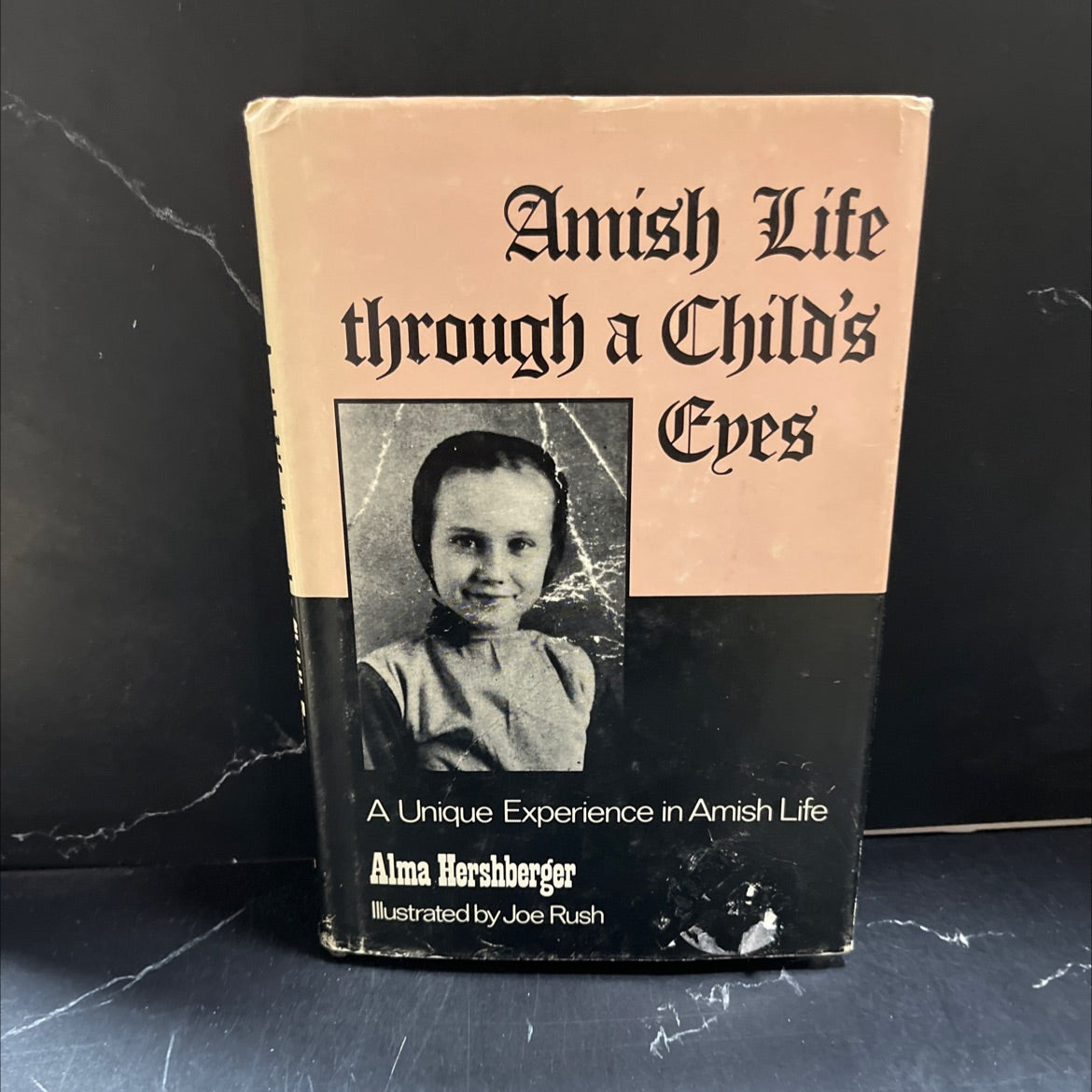 amish life through a child's eyes a unique experience in amish life book, by alma hershberger, 1987 Hardcover image 1