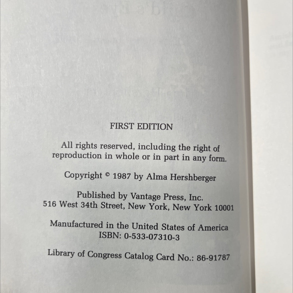 amish life through a child's eyes a unique experience in amish life book, by alma hershberger, 1987 Hardcover image 3