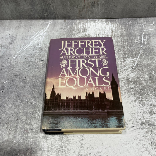 among equals book, by jeffrey archer, 1984 Hardcover image 1