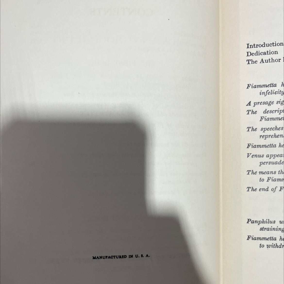 amorous fiammetta book, by giovanni boccaccio, 1931 Hardcover image 3