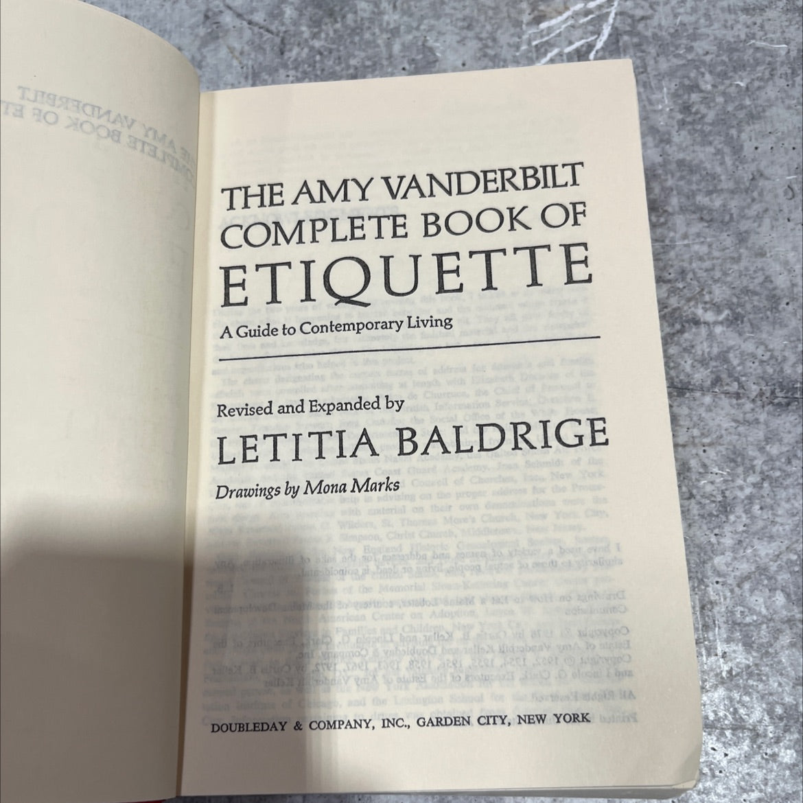 amy vanderbilt complete book of etiquette a guide to contemporary living revised and expanded book, by amy vanderbilt, image 2