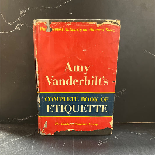 amy vanderbilt's complete book of etiquette book, by amy vanderbilt, 1958 Hardcover image 1