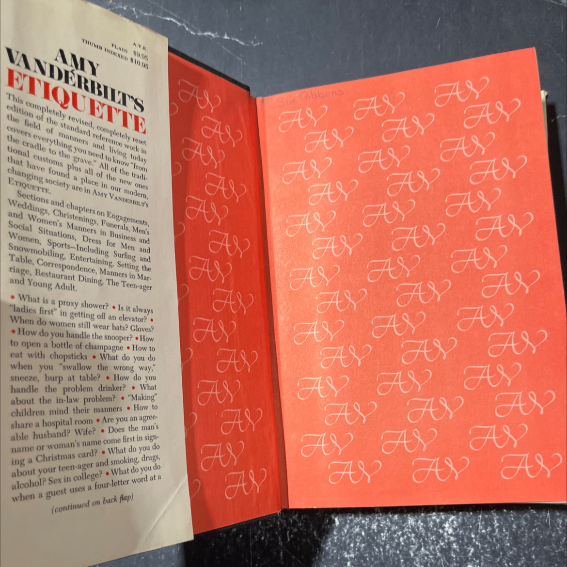 amy vanderbilt's etiquette book, by amy vanderbilt, 1972 Hardcover image 4
