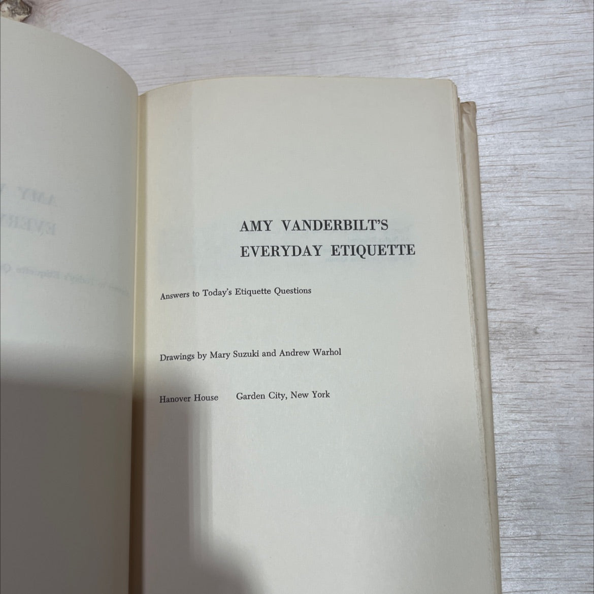 amy vanderbilt's everyday etiquette answers to today's etiquette questions book, by amy vanderbilt, 1956 Hardcover image 2