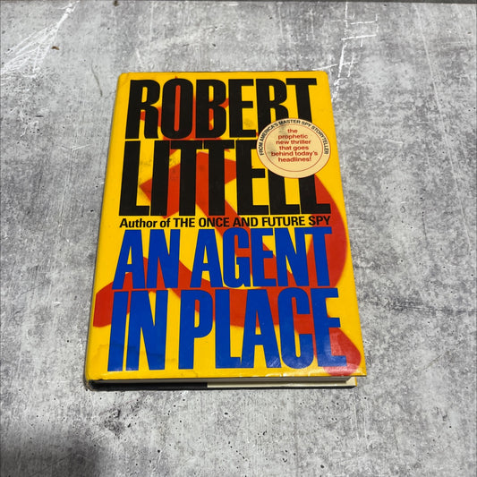 an agent in place book, by robert littell, 1991 Hardcover image 1