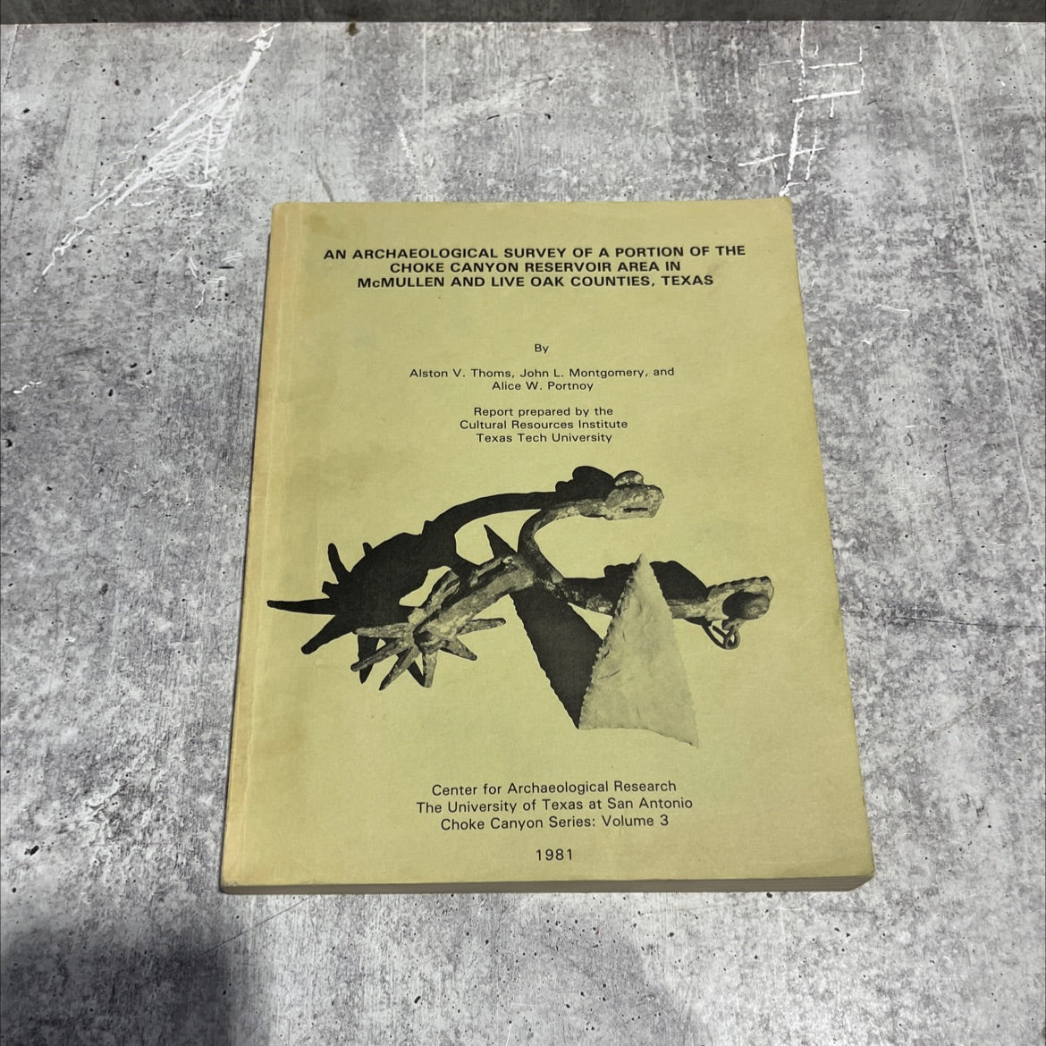 an archaeological survey of a portion of the choke canyon reservoir area in mcmullen and live oak counties, texas book, image 1