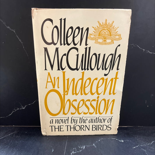 an indecent obsession book, by colleen mccullough, 1981 Hardcover image 1