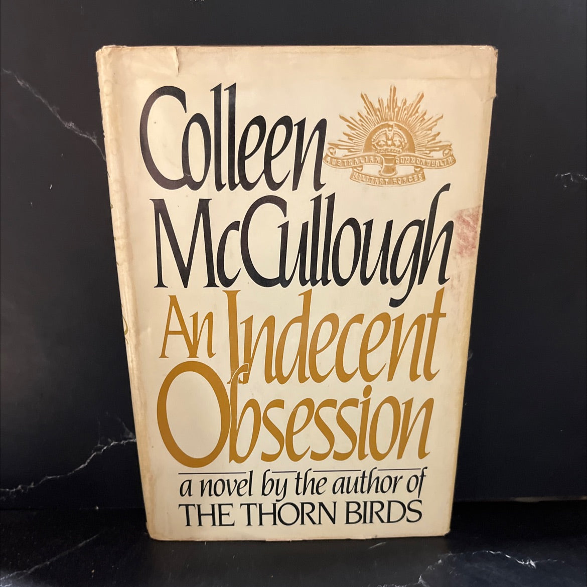 an indecent obsession book, by Colleen McCullough, 1981 Hardcover image 1