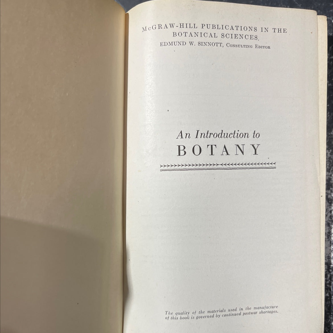 an introduction to botany book, by haupt, 1970 Hardcover image 2