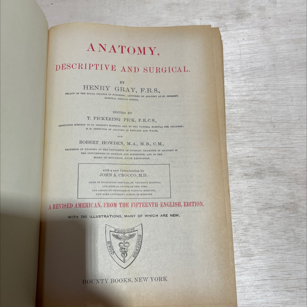 anatomy descriptive and surgical book, by henry gray, 1970 Hardcover image 2