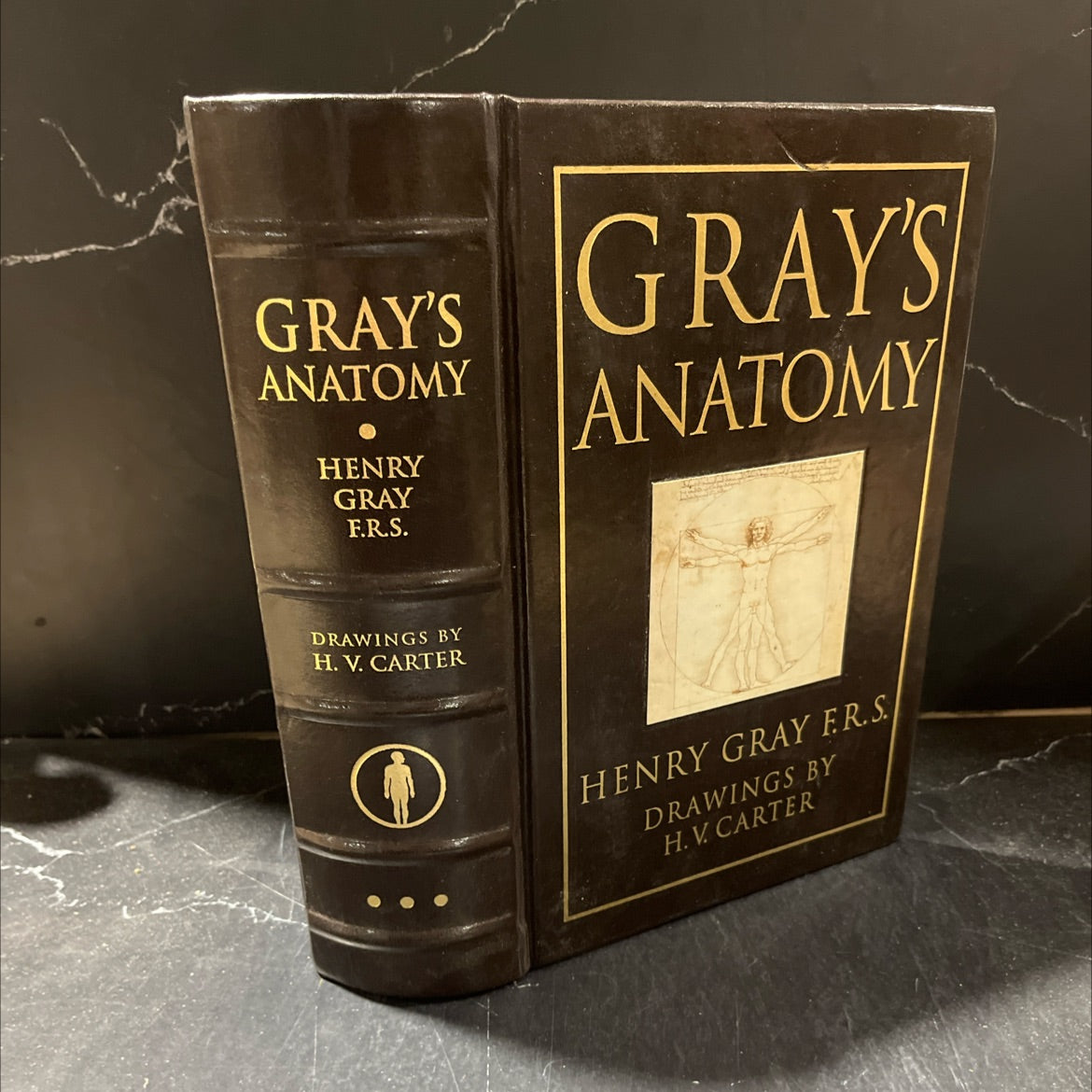 anatomy descriptive and surgical book, by henry gray, 1995 Leather image 1