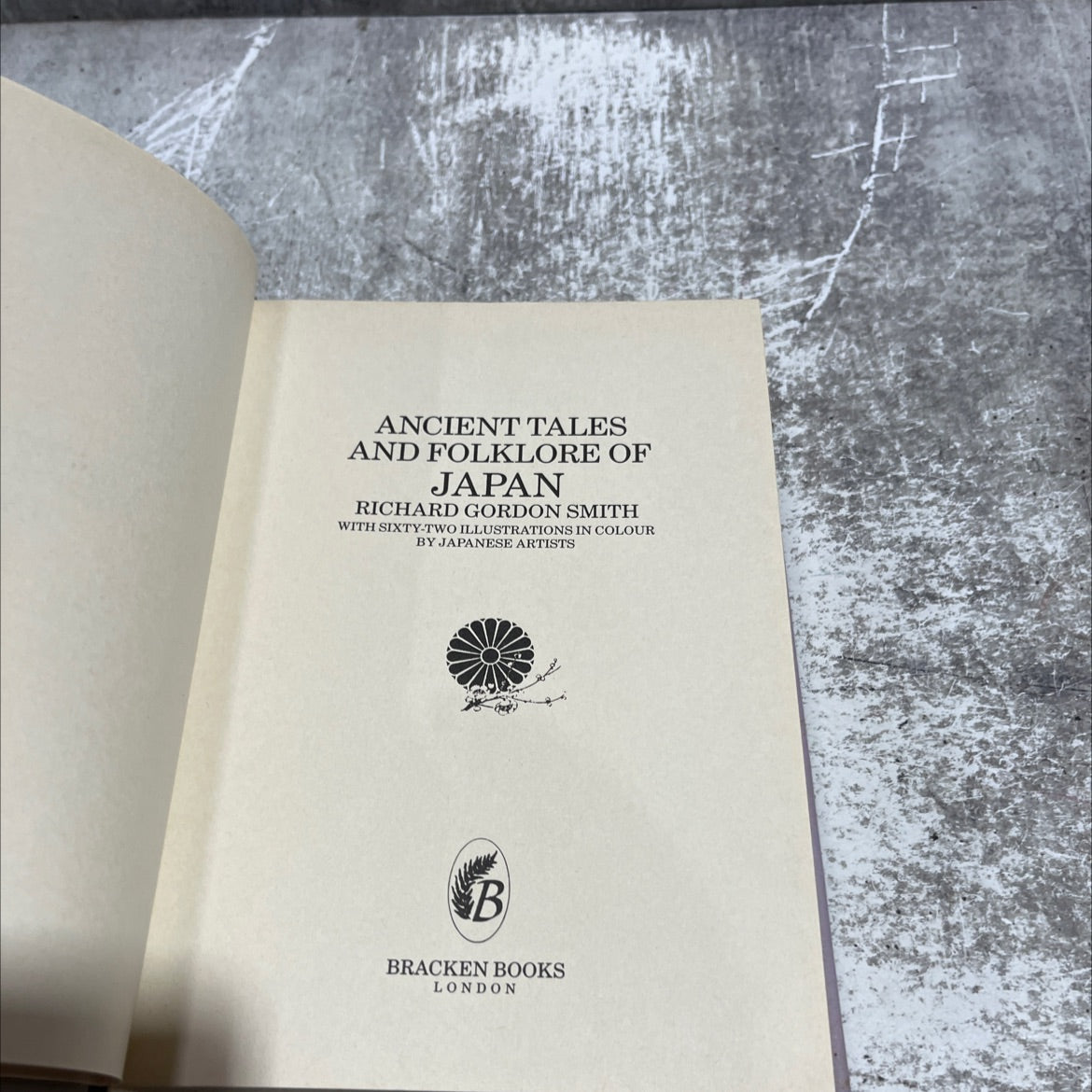 ancient tales and folklore of japan book, by richard gordon smith, 1986 Hardcover image 2