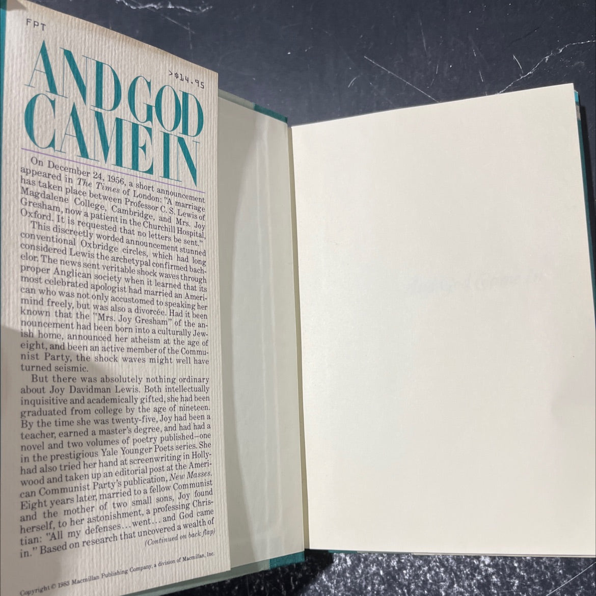 and god came in book, by lyle w. dorsett, 1983 Hardcover image 4